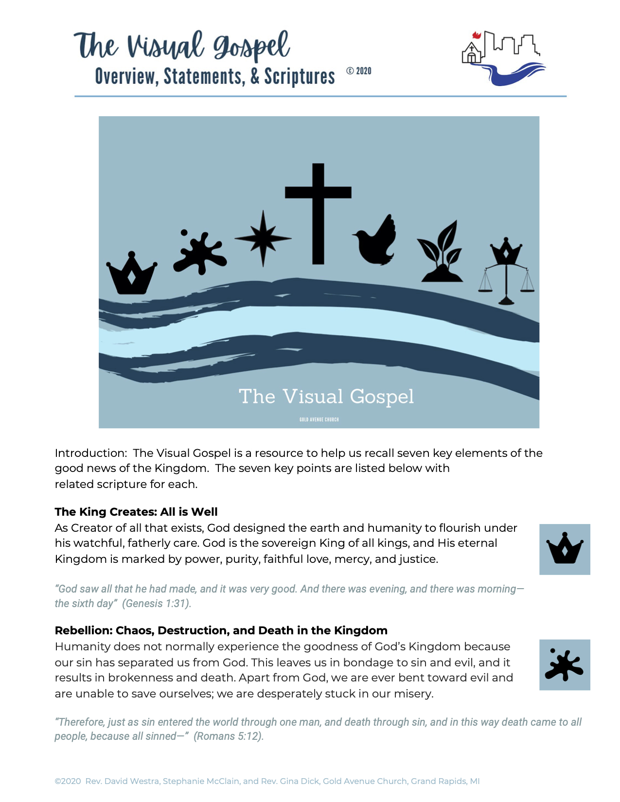 The Visual Gospel and The Gospel Tool – Gold Avenue Church